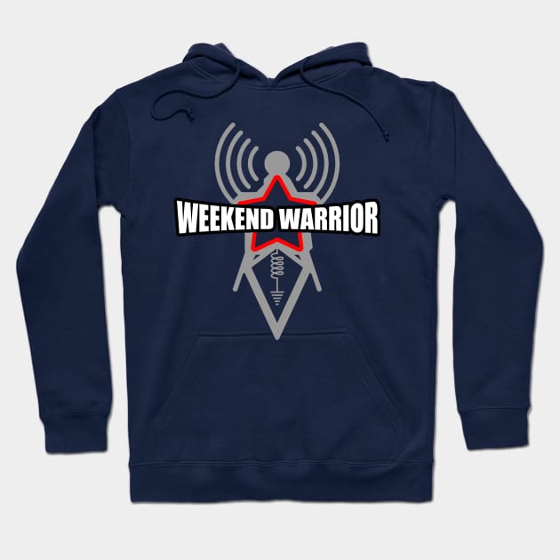 The Weekend Warrior - Ham Radio Operator Hoodie by tatzkirosales-shirt-store